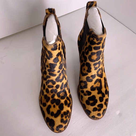 Madewell The Regan Boot in Leopard Calf Hair
